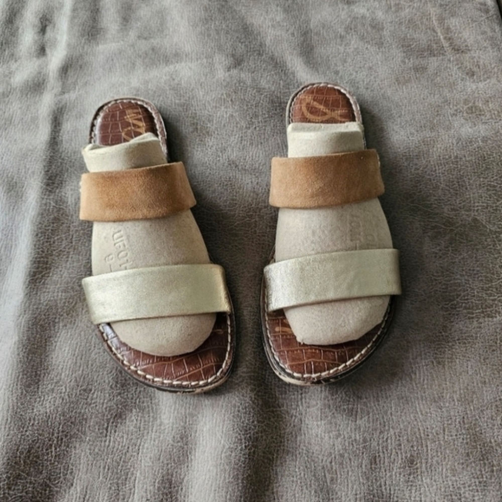 Sam Edelman Gala Leather Slide - Picture 3 of 8